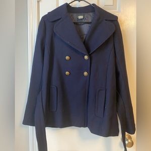 J.Crew Navy Peacoat